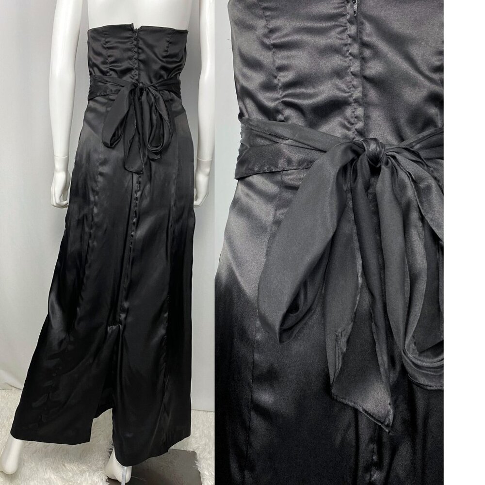 Vintage Y2K Alfred Angelo strapless sweetheart gothic romantic maxi gown small - Picture 3 of 6